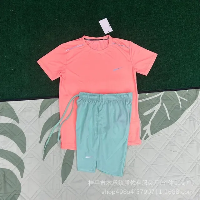 Nike Tech Fleece Set Coral and Mint