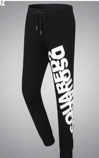 Dsquared2 Logo Joggers White Logo Print