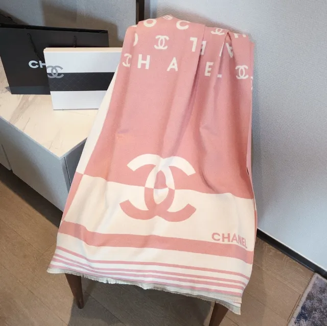 Chanel Logo Scarf