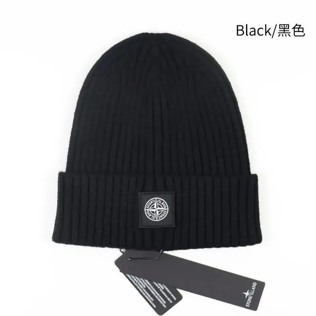 Stone Island Ribbed Beanie Compass Patch