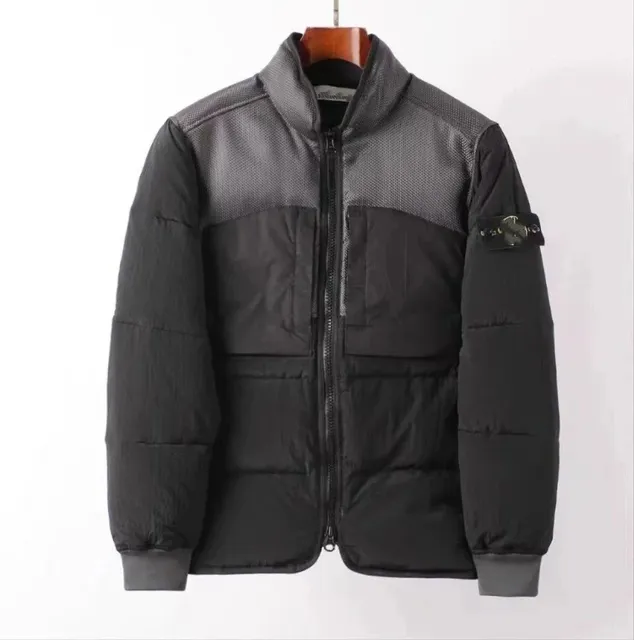 Stone Island Padded Jacket Mesh Panel
