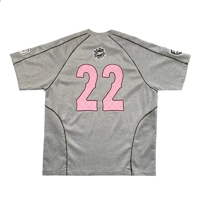 Broken Planet jersey tee 22 Pink Logo