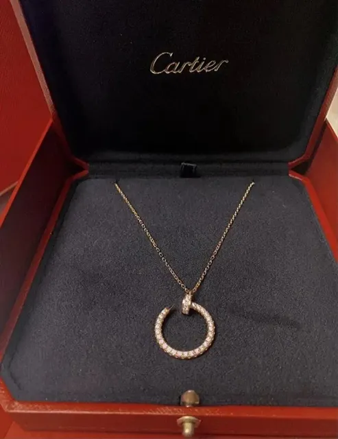 Cartier Juste un Clou Necklace Paved Diamond