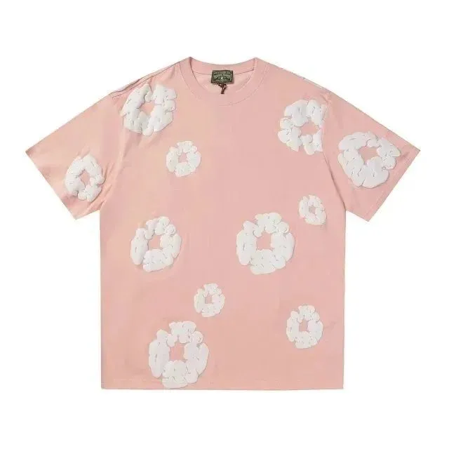 Balenciaga Scrunched T-Shirt Floral Appliqué