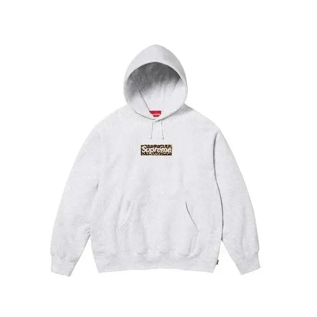 Supreme Box Logo Hooded Sweatshirt Leopard Print Box Logo