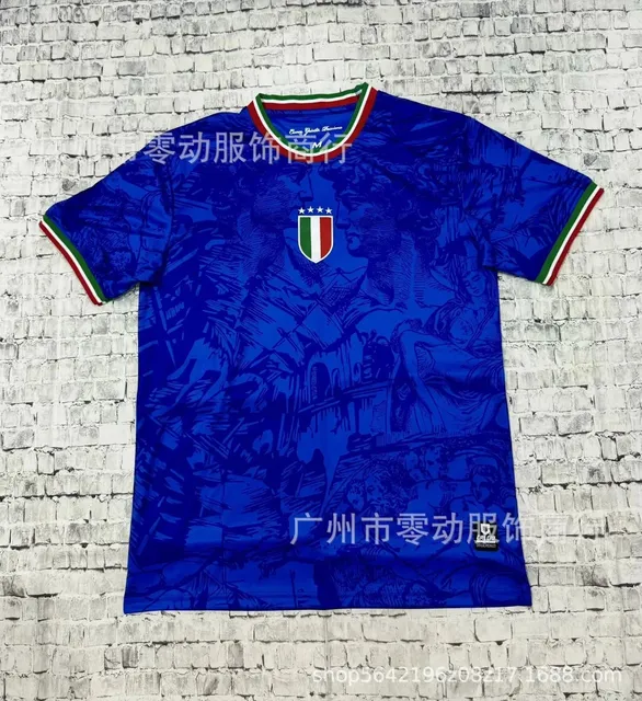 Italy National Team Home Jersey Art Print