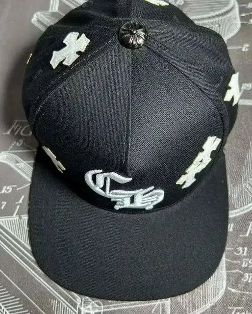 Chrome Hearts Snapback Cap Cross Logo Embroidery