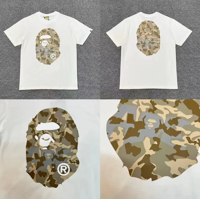 BAPE Shark Tee Camouflage Ape Head
