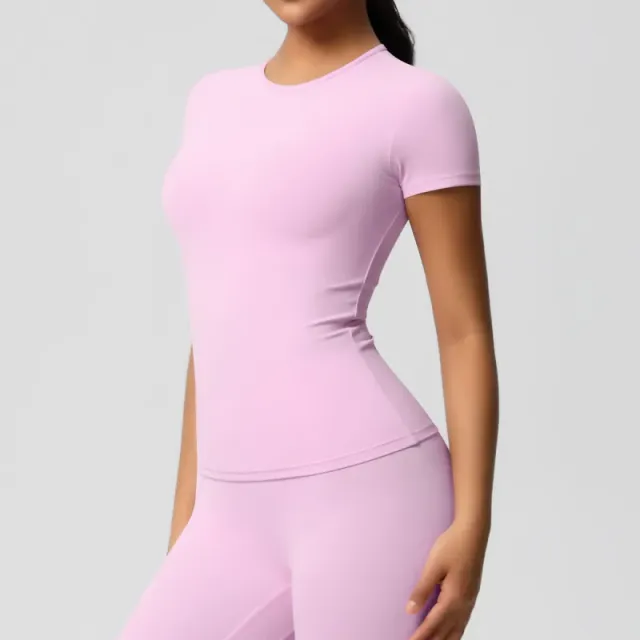 7103 short sleeves-sakura pink