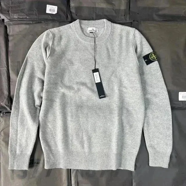 Stone Island Crewneck Sweater Melange Grey