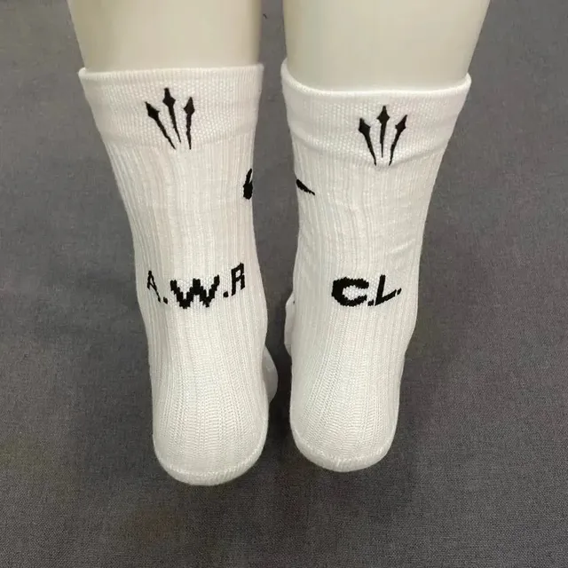 Corteiz Logo Print Crew Socks