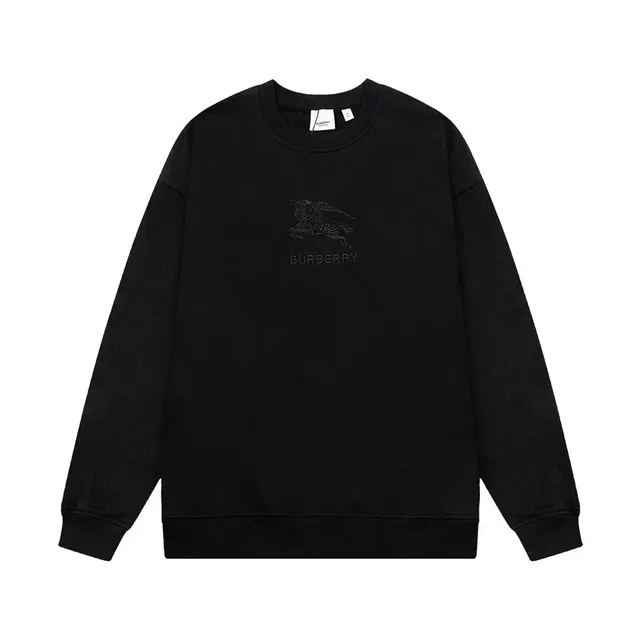 Burberry Crewneck Sweatshirt Equestrian Knight Embroidery