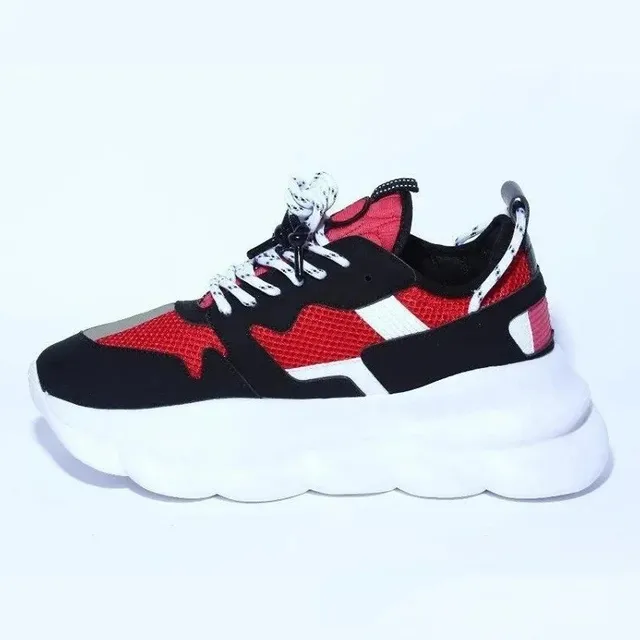 Balenciaga Triple S Red Black White
