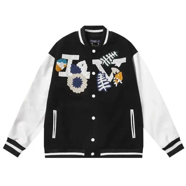 Louis Vuitton Varsity Jacket Embroidered Monogram