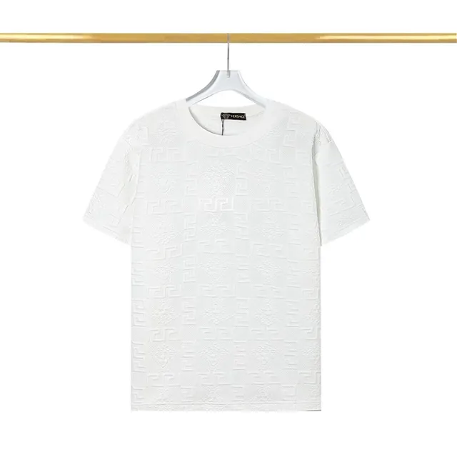 Versace T-Shirt Greek Key Embossed