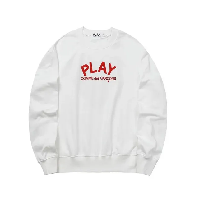 Comme des Garçons Crewneck Sweatshirt PLAY Logo
