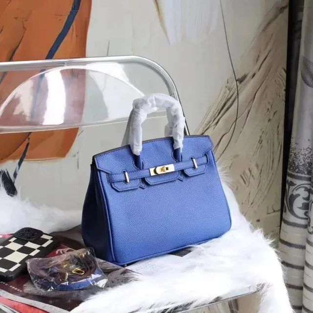 Hermès Birkin 25 Blue Clemence