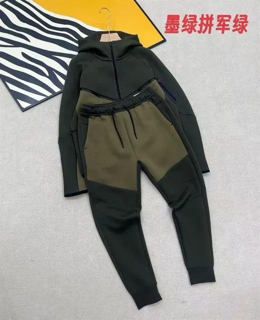 Dark green army green suit
