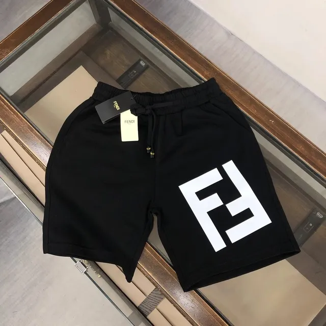 Fendi Logo Shorts FF Logo