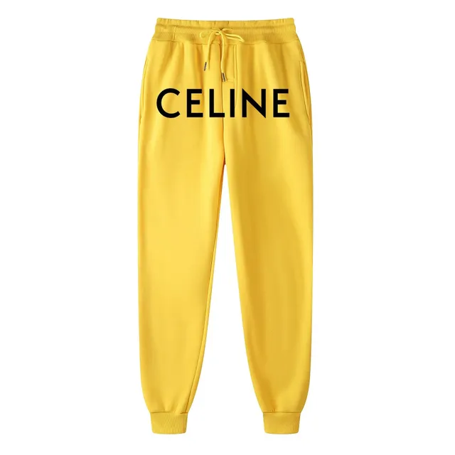 Celine Joggers Logo Print