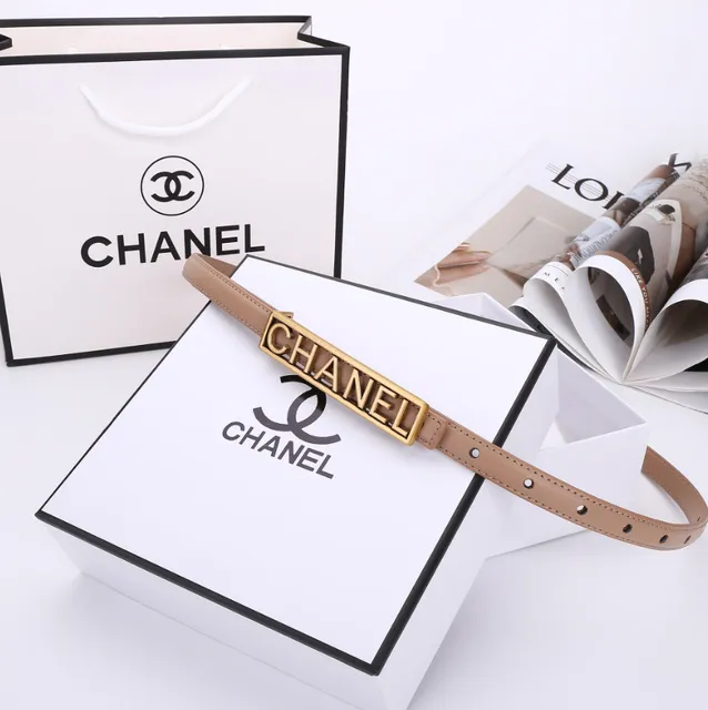 Chanel Logo Belt