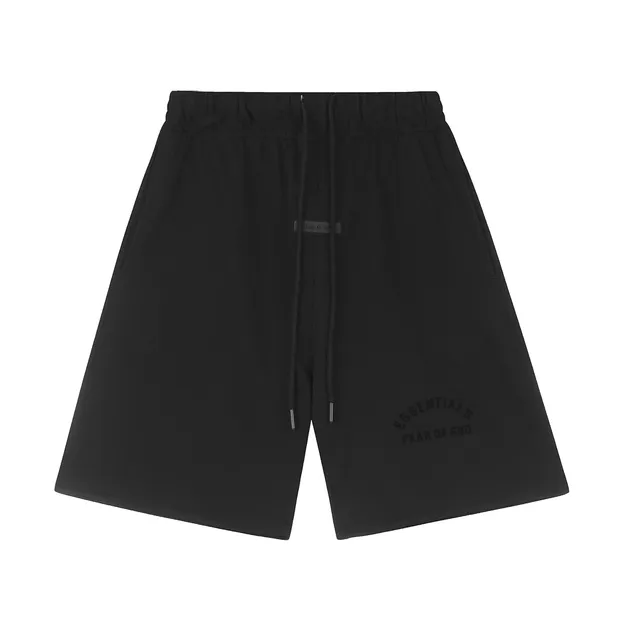Fear of God Essentials Essentials Shorts Black Arch Logo
