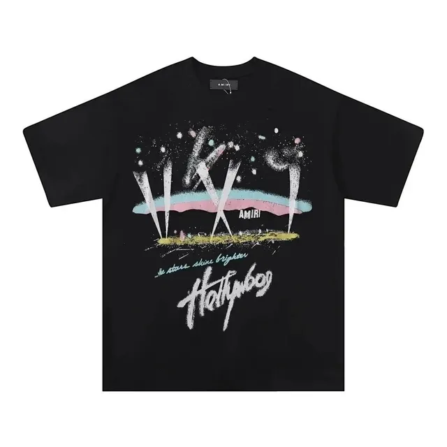 Amiri Graphic Tee Hollywood Print