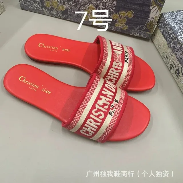 Dior Slide Sandal Logo Strap