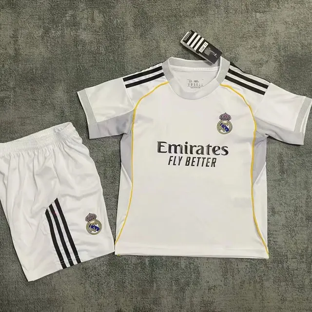 Adidas Real Madrid Home Kit Emirates Fly Better