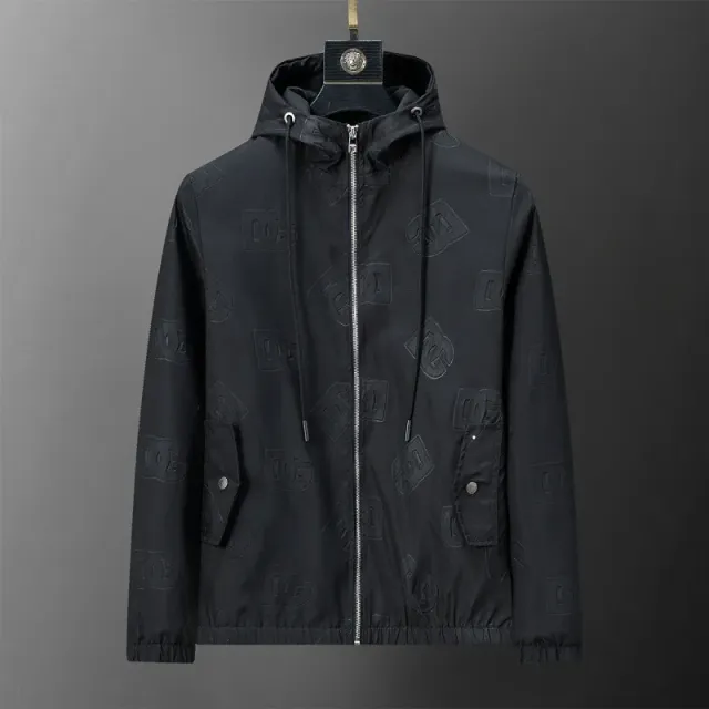 Dior Hooded Windbreaker Logo-Print