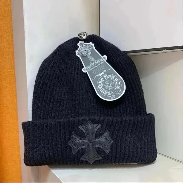 Chrome Hearts Cross Beanie Embroidered Cross