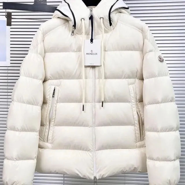 Moncler Down Puffer Jacket Off-White