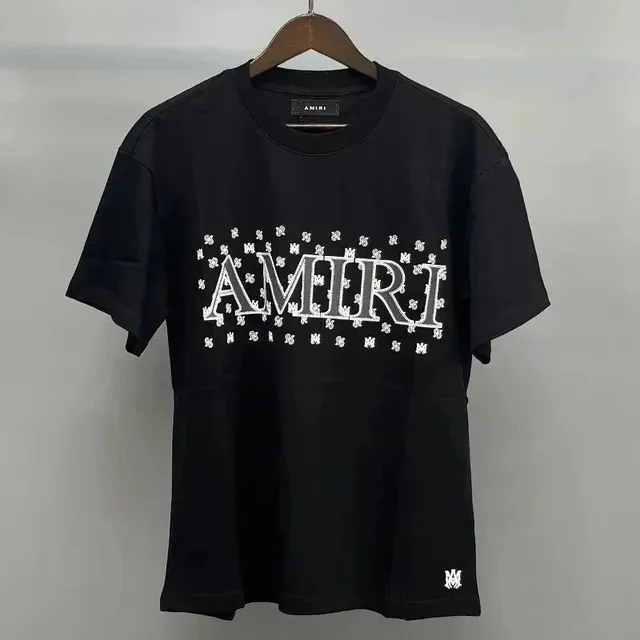 Logo Graphic Tee Embroidered AMIRI