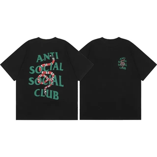 Anti Social Social Club Graphic Tee Snake Logo