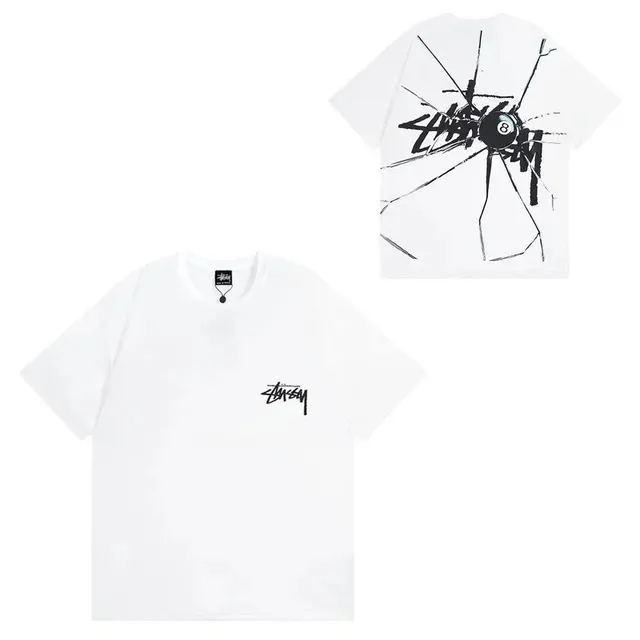 Stüssy Graphic T-Shirt Shattered Glass 8-Ball