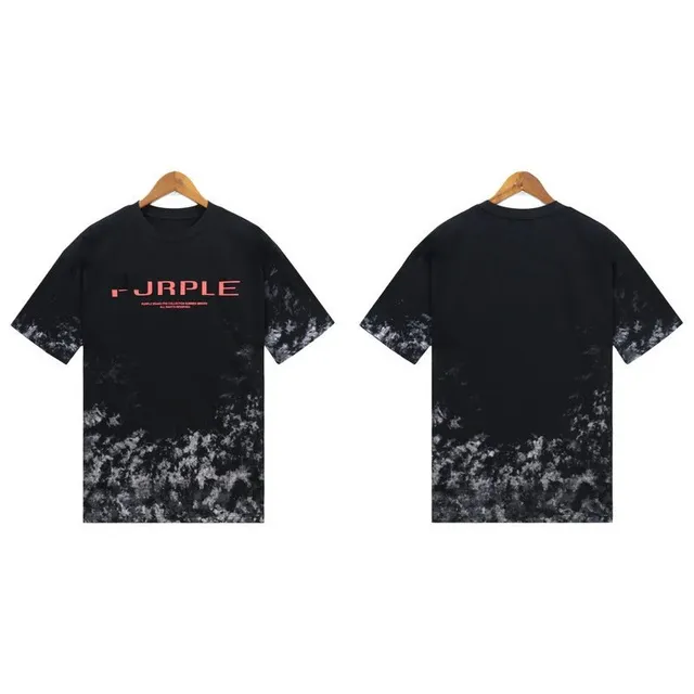 Short-Sleeve T-Shirt Acid Wash Print