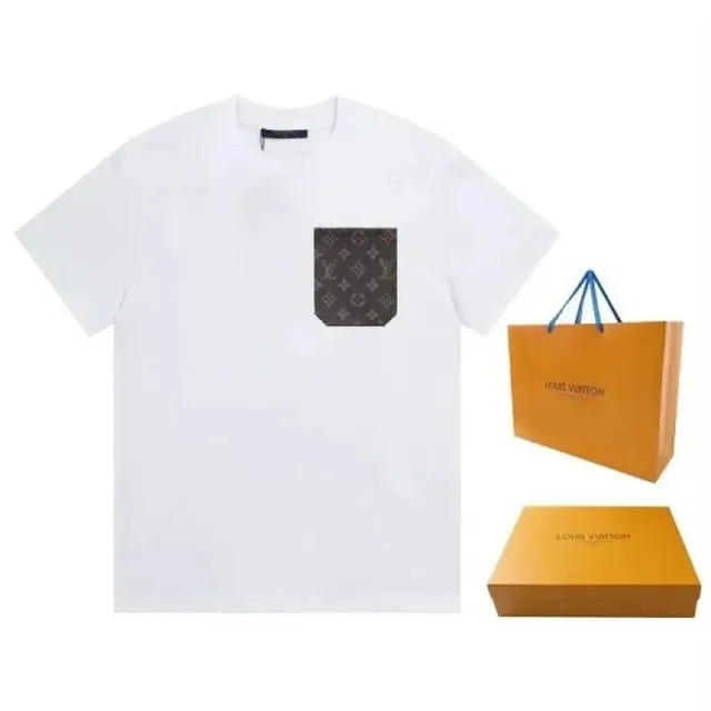 Louis Vuitton Pocket T-Shirt Monogram Canvas Pocket