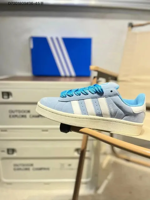 Adidas Campus Light Blue and White