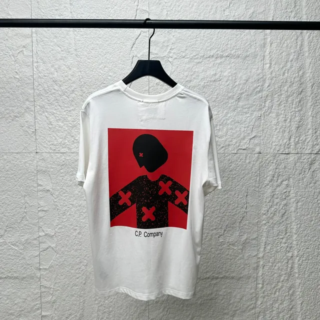 C.P. Company Graphic Tee X Logo Print