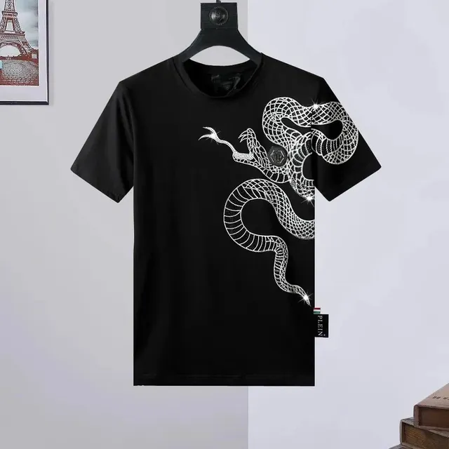 Philipp Plein T-Shirt Crystal Snake