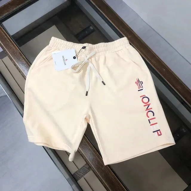 Moncler Logo-Print Shorts Vertical Logo
