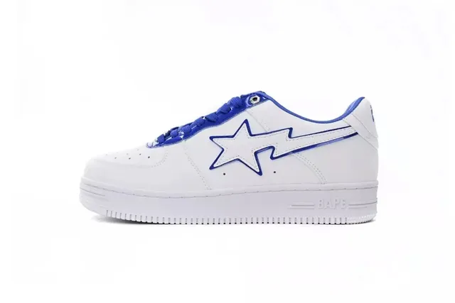 White Blue Border