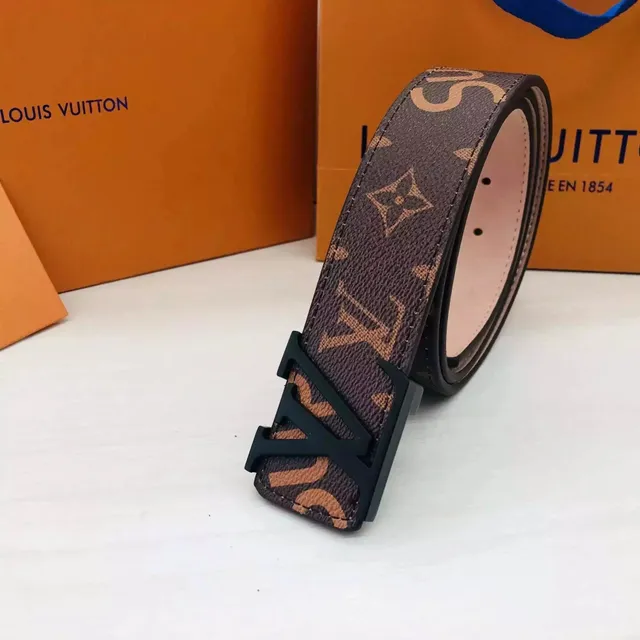 Louis Vuitton LV Initiales Belt Monogram Eclipse