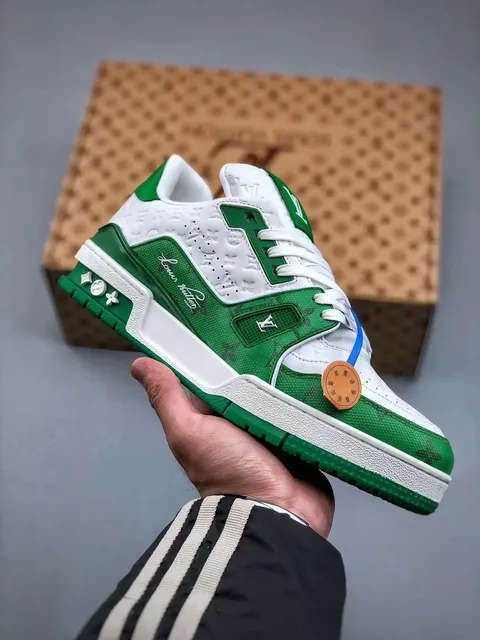Louis Vuitton LV Trainer Monogram Green