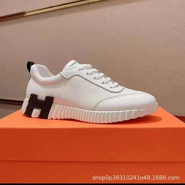 Hermès H-Logo Sneaker White with Black H