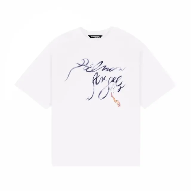 Graphic Tee Palm Angels Script Print