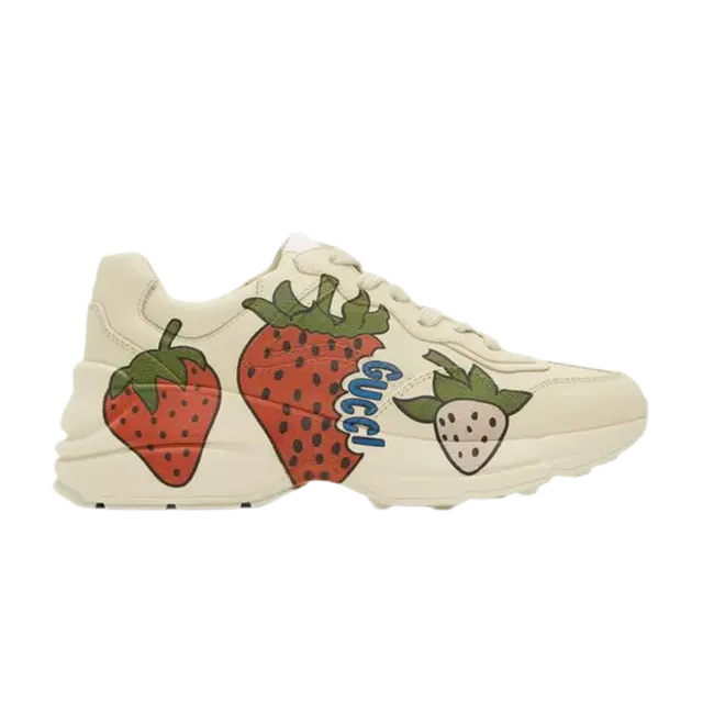 Gucci Rhyton Strawberry Print