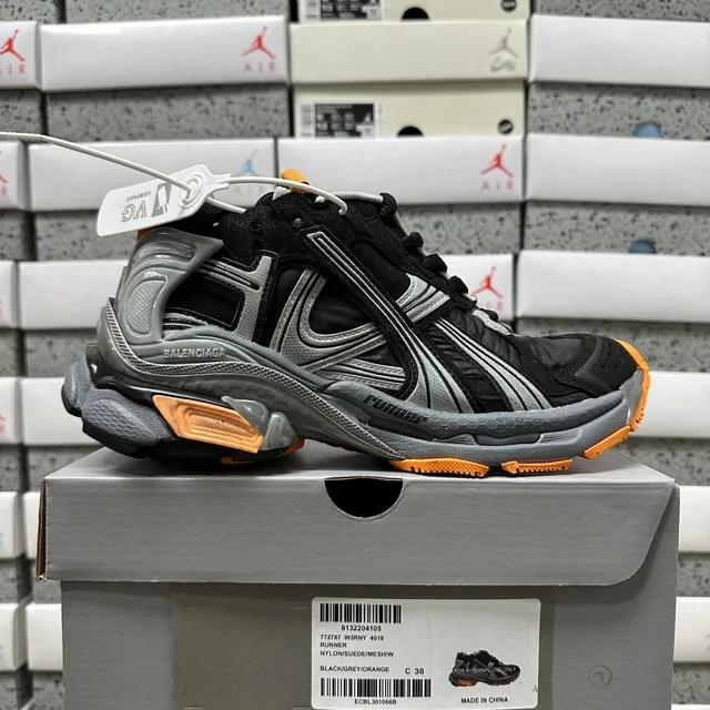 Balenciaga Runner Black/Grey/Orange