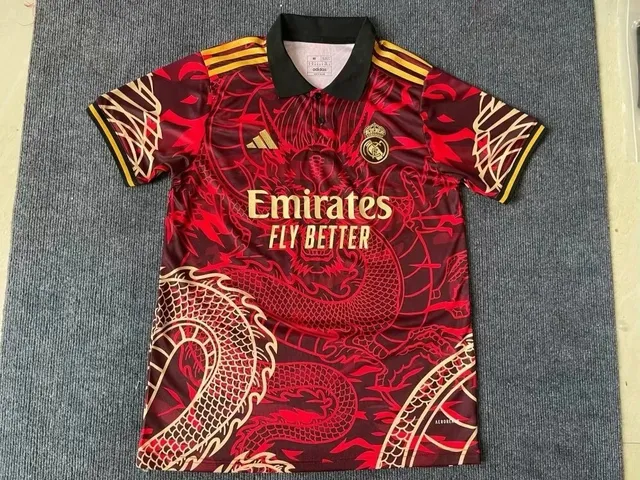 Adidas Real Madrid Home Jersey Dragon Print