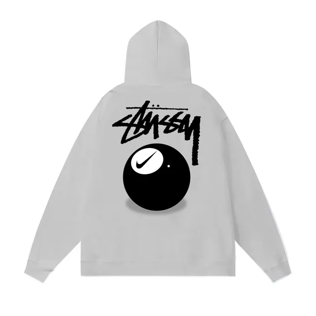 Stüssy Hooded Sweatshirt 8-Ball Nike Swoosh